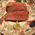 日本料理 とくを - ステーキ肉　2016.11