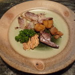 チャテオあくさん - 黒豚のベーコン、その他盛り合わせ