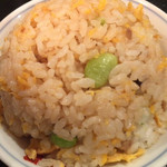 南昌飯店 - 高菜ソバ（小チャーハン） ¥750 の小チャーハン