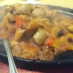 華都飯店 - 牡蠣の鉄板焼き(特注)