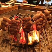 柳家 - ツキノワグマ カルビ 焼けてきましたよ～