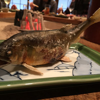 柳家 - 落ち鮎 焼き上がり