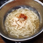 Shichirin Yakiniku Anan - 161022ミニキムチ冷麺190円