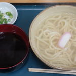 四ツ木製麺所 - 釜揚げうどん。
            シンプルでいいや。
            ３５０円だったかな。