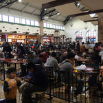 能古うどん - フードコート内をパシャ
祭日の１２時半です