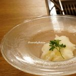 お肉屋 けいすけ 三男坊 - 本日のデザート「ミルクのスノーアイス」