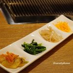 お肉屋 けいすけ 三男坊 - ナムルの盛り合わせ