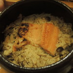 赤坂 詠月 - 秋鮭のキノコの炊き込みご飯2016.11
      