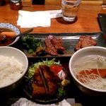 伊達の牛たん本舗 - 土日祝日限定メニュー　数量限定牛たん三昧定食