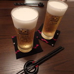 おばんさい家 くるり - 結局ビールを