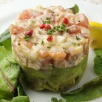 Tuna and avocado tartare salad