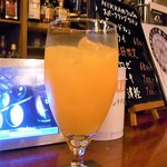 NIKKA SHOT BAR - 有田みかんのスクリュードライバー　￥８００　（税込）