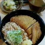 Otengara - とりとん丼定食　大盛800円