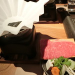 和牛懐石 但馬屋 梅田 - 紙鍋のしゃぶしゃぶ