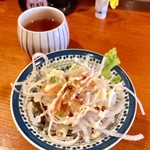 えん処 こばく亭 - 定食のサラダ