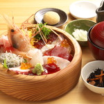 ヱbiyadaishokudou - 特製地魚のてこねずし定食
