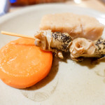 浅草おでん大多福 - 貝と人参とつぶ貝