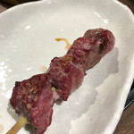 炭バル - 馬肉串(*´ω`*)