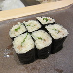 鮨 十兵衛 - 追加注文の梅ジソ巻き