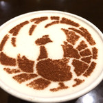 タリーズコーヒー - こちらは歌舞伎座のシンボルの鳳凰アート