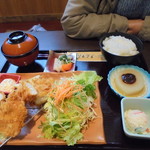 かつ屋まんてん - ランチ（チキンカツ）定食780円