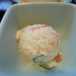 かつ屋まんてん - セットのポテトサラダ