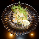 マクロビ割烹ＮＡＫＡ - 春雨と揚げ高野豆腐の酢の物☆からしな添え