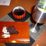 マクロビ割烹ＮＡＫＡ - 葛寄せと自家製わらび餅、タンポポコーヒー☆