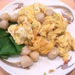中華料理　彩香 - ホタテと卵の炒め