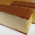 文明堂茶館 ル・カフェ - カステラ2号切ってみました