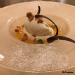 カーサ・デル・チーボ - 杏仁豆腐と杏ソースの杏子コンフォート
