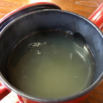 手打蕎麦　まいえ - 蕎麦湯