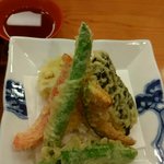 天ぷら8種盛り合わせ（ランチメニュー）