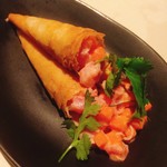 Benjarong - ①Kiew Krob Tuna Takarai Sod  390バーツ