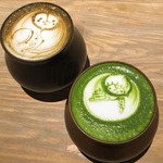 ディゾン - 2016.11 ほうじ茶ラテ、抹茶ラテ