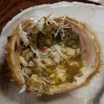 やまかん    - カニみそと一緒に食べるとです