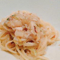 スミレオオサカ - カニとカラスミのパスタ