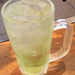 京都 下町のお好み焼き 昌・べた焼きの専門店 - チューハイライム