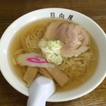 青竹手打ラーメン 日向屋 - 相方のラーメン　６００円に