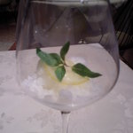 トラットリア イル シレーネ - 子供向けに甘くしてもらったレモンのシャーベット