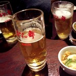 Hananomai - 生ビール＆お通し
