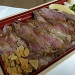 肉処佐藤 - A５ステーキ弁当