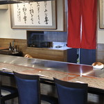 ステーキ なかお - 此方はメインのカウンター