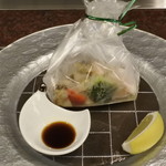 ステーキ なかお - お皿に乗せて