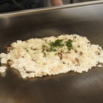 ステーキ なかお - ガーリックライス