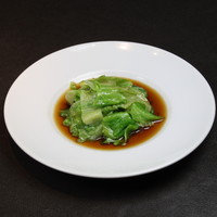 温野菜の特製ソースかけ