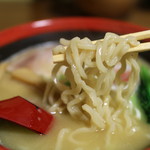 拉麺酒房 熊人 - 中太麺