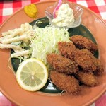 キッチンニュー早苗 - カキフライ