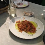 Italian deli & table BEACH HOUSE La Pigna - マグロのブレザオラ