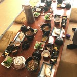 せきのや - 朝食全景